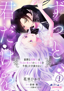 【期間限定　無料お試し版　閲覧期限2026年3月19日】ずっと、君だけを 寡黙な黒騎士は生まれ変わりの元王女を今度こそ手放さない１の表紙